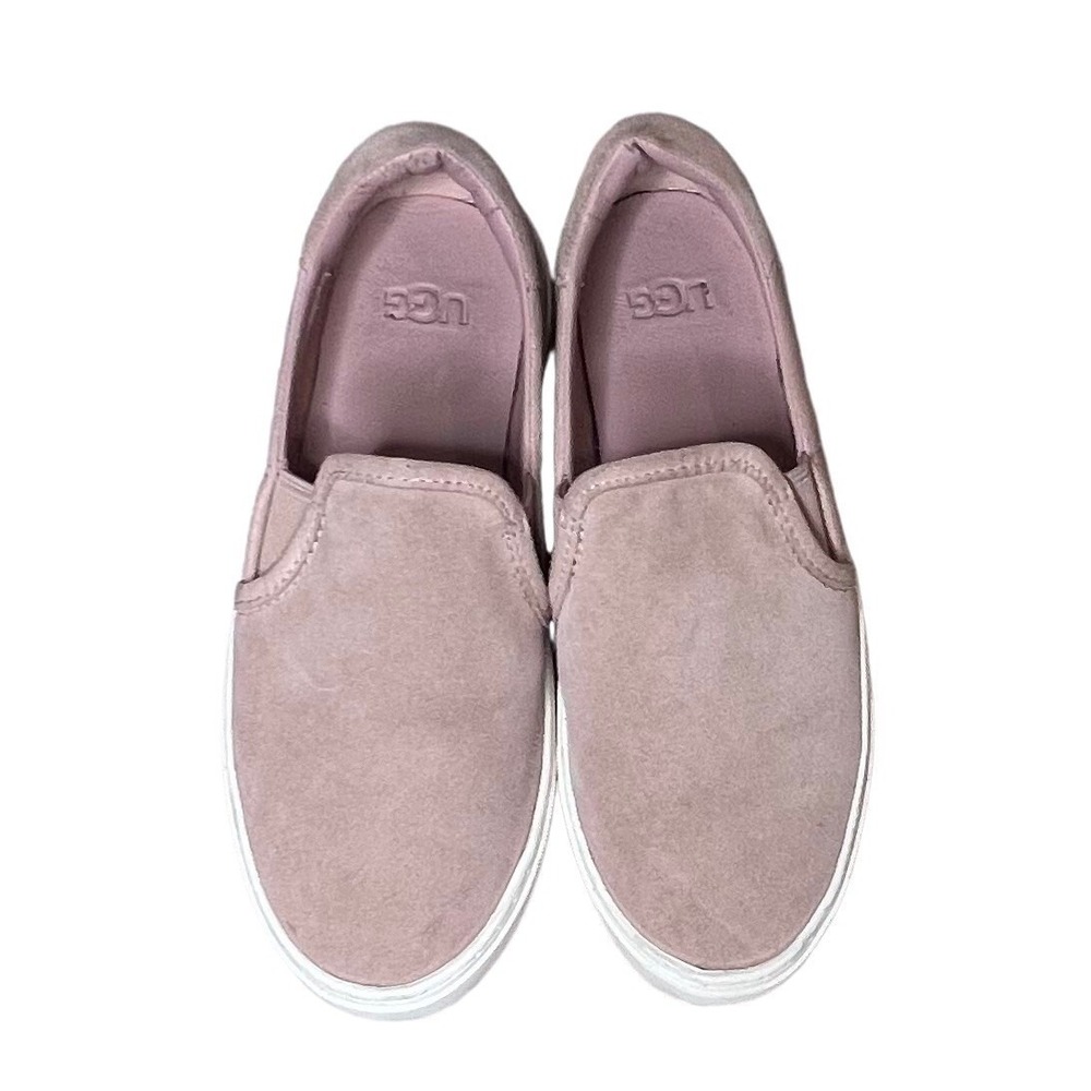 UGG Alameda Slip On Leather Sneaker 6 Pastel‎ Soft Girl Casual Pink Shoe